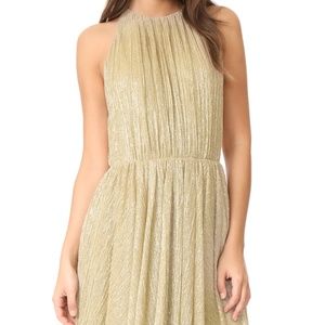 Metallic Back Strap Dress